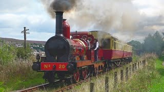 Britains Oldest Steam Locomotive On The Blaenavon Steam Railway  270823 [upl. by Yerffej]