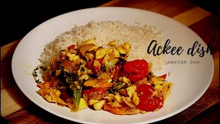 Ackee and Saltfish Recipe With Coconut Rice  How To Cook Ackee amp Saltfish in Pot Jamaican Dish [upl. by Attenrev]