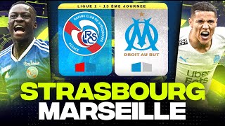 🔴 STRASBOURG  MARSEILLE  Gros choc à la Meinau   rcsa vs om   LIGUE 1  LIVEDIRECT [upl. by Bor]