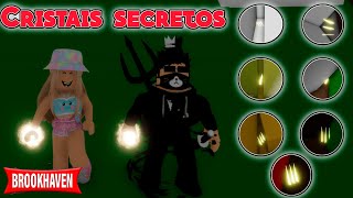 ENCONTRAMOS OS 7 CRISTAIS SECRETOS DA NOVA ATUALIZAÇÃO DO BROOKHAVEN RP ROBLOX [upl. by Weihs]