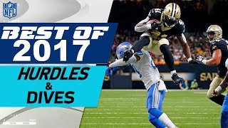 Top Hurdles amp Dives of the 2017 Season  NFL Highlights [upl. by Hijoung]