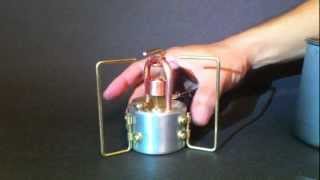 DT812 Adjustable Copper Coil Alcohol Stove [upl. by Norit318]