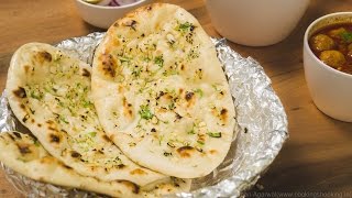 Garlic Naans Recipe on Tawa  Eggless Naan Recipe Without Oven and Tandoor [upl. by Fihsak]