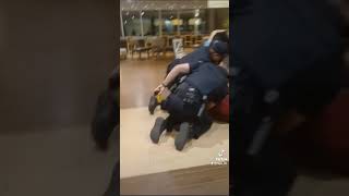 CORALVILLE IOWA POLICE JUMPS A MENTALLY DISTURBED MAN [upl. by Obidiah]