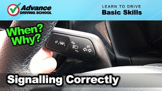 Signalling  Indicating Correctly  Learn to drive Basic skills [upl. by Hibbs]