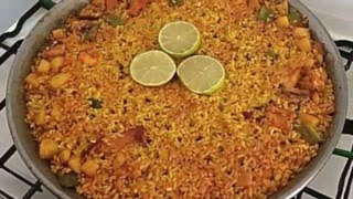 Paella de carne y pescado [upl. by Esimorp]