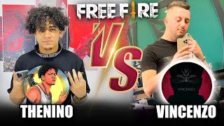 VINCENZO vs TheNino ME RETA A PVP 😱 FREE FIRE [upl. by Aryhs323]