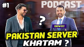 PAKISTAN SERVER KHATAM  Free Fire Community  First PodCast With Dowdy FF [upl. by Jer]