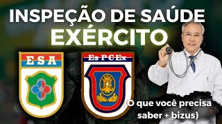 INSPEÇÃO DE SAÚDE EXÉRCITO COMO SE PREPARAR [upl. by Yllib]