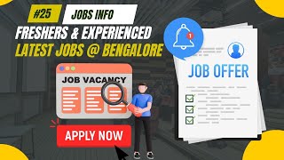 Exciting Career Opportunities in Bangalore IT HR amp Business Jobs [upl. by Amorette20]