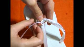 Chinelo havaianas com strass  Passo a passo DIY [upl. by Otilesoj]