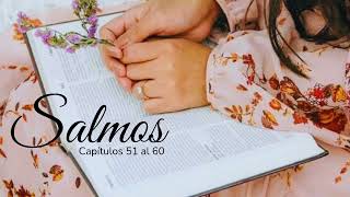 SALMOS 51 AL 60  BIBLIA HABLADA  CAPÍTULOS COMPLETOS  RV1960 [upl. by Ellehcem]