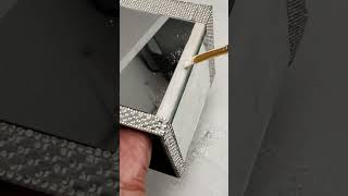 Crafting with Mirrors Glitter amp Gems Part 1  Glam Home Deor DIY [upl. by Claudelle]