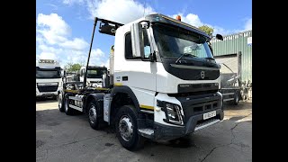 2015 Volvo FMX420 8x4 Hook Loader [upl. by Fennessy464]