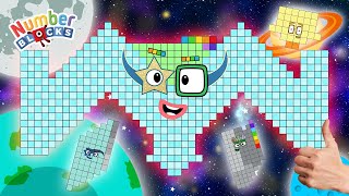 Numberblock Puzzle Tetris Game 547 ASMR SPACE Fanmade Animation [upl. by Bakki]