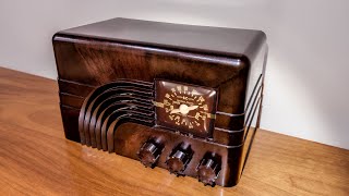 Restoration Adventure 1946 Baby Champ Radio Receiver [upl. by Nomra]