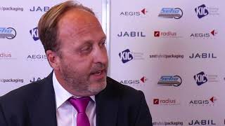 Jos Brehler Totech Asys Group at SMT Hybrid Packaging 2018 [upl. by Corette]