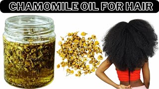 Chamomile Oil For Hair [upl. by Ianteen156]