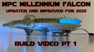 2023 MPC MIllennium Falcon Build Pt 2 [upl. by Ellehsim884]