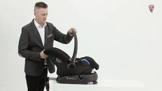 Venicci Isofix Base for a car seat  installation [upl. by Brotherson633]