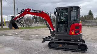 TCE Machinery TME0350 Mini Excavator 38 ton Kubota Engine construction excavator landscape [upl. by Renaud474]