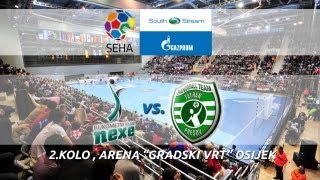 RK NEXE  HC TATRAN PREŠOV SEHA Gazprom South Stream League 2nd round [upl. by Iztim]