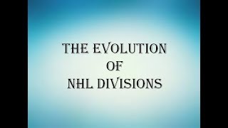 History of NHL Division and Conference Realignment [upl. by Ynnad]