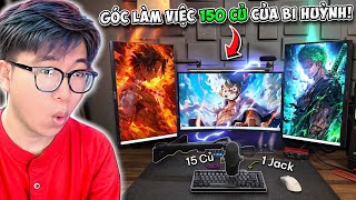 BI HUỲNH LẦN ĐẦU SHOW GÓC LÀM VIỆC 150 CỦ CỦA ZOOTUBER HẾT THỜI  VLOG 1 [upl. by Volney]