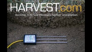 Harvest Electronics  Acclima TDR Installation [upl. by Zebulen786]