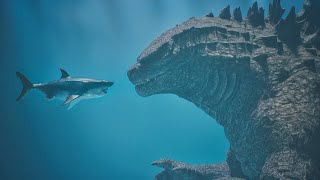 Titanoboa Eats TRex Godzilla Enters Scene Remastered [upl. by Lamahj]