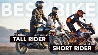 The BEST Motorcycles for Taller Riders and Shorter Riders [upl. by Corkhill851]