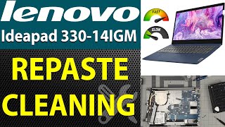 How to Repaste amp Clean Lenovo Ideapad 330 14IGM 81D laptop [upl. by Leahcam121]