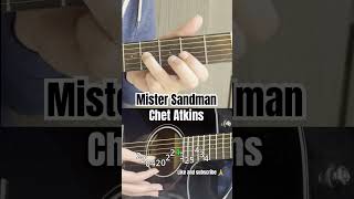 How to play famous Mister Sandman theme on guitar [upl. by Fein331]