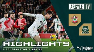 Southampton v Plymouth Argyle highlights [upl. by Aseiram]