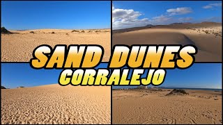 Corralejo SAND DUNES Walking Tour  Dunas de Corralejo  Fuerteventura Canary Islands 4k [upl. by Ranjiv]