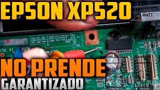 Impresora epson xp 520 no prende solucionado [upl. by Windy]