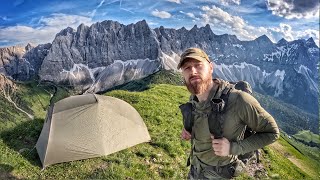 Gipfel Biwak mit neuem Zelt  🇦🇹 4 Tage Gebirgsmarsch  Teil 2 [upl. by Lindberg]