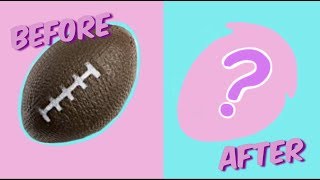 SQUISHY MAKEOVER Giving My FOOTBALL SQUISHY a MAKEOVER POLL [upl. by Tades]