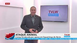 TVLWNOTICIAS  ATAQUE ANIMAL  Criança foi atacada por raposa em Taquaritinga do Norte [upl. by Dubois244]