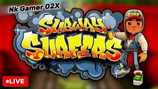 Subway surfers live gameplay  Nk gamer 02x [upl. by Shannah]