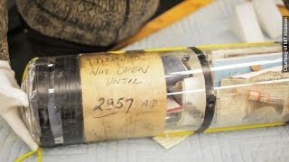 MIT Ignores Note Cracks Open Time Capsule 942 Years Early  Newsy [upl. by Aural536]