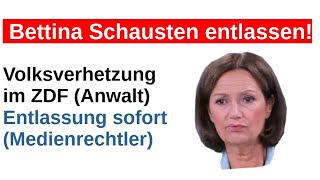 Bettina Schausten Anwalt das ist Volksverhetzung Entlassung erwartet ZDF Wahlen in Thüringen [upl. by Akinohs]