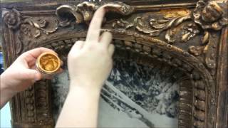 French Gilding Wax How To Apply It [upl. by Nosiram]