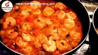 ESPAGUETIS CON SALSA CREMOSA DE TOMATE Y GAMBAS O CAMARONES RECETA RÁPIDA Y FÁCIL  Loli Domínguez [upl. by Nahtaneoj]