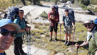 Yosemite Backpacking  Tuolumne Meadows to Happy Isles  July 2021 [upl. by Bern]