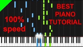 Requiem for a dream piano tutorial EASY [upl. by Ahsatsana]