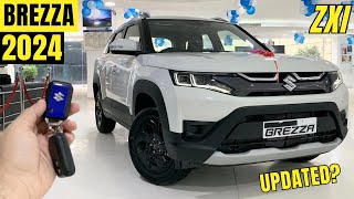 2024 NEW Maruti Suzuki Brezza🔥ZXI Variant with NEW OnRoad Price🔥Detailed Walkaround [upl. by Reinal625]