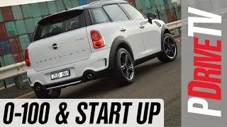 2014 MINI Countryman Cooper S 0100kmh and engine sound [upl. by Llednahs305]