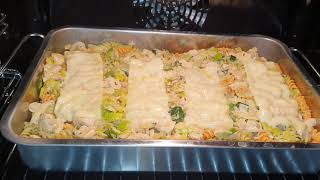 Kip met pasta oven schotel recept [upl. by Gaston]