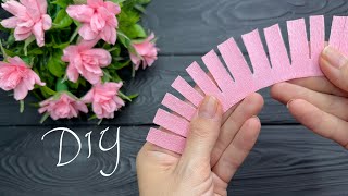 They are beautiful Crepe Paper Flowers EASY Tutorial DIY [upl. by Pouncey285]